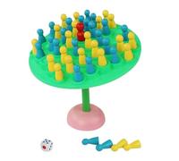 Générique Balance Tree Game, Wooden Stacking Toy, Skill Building Tabletop Puzzle, Interactive Family Game, Ideal for 2 Players, Boys, Girls, Kids, Indoor Play Session,105.45 inches