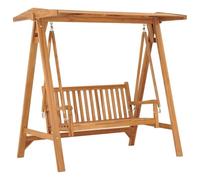 Générique Balancelle 174 cm Bois de Teck Massif, Maison & Jardin, Pelouses & Jardins, Vie en extérieur, Balancelles de Jardin, Brun, (Poids 46.7KG)