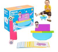 Générique Balancing Tower Game, Stack Puzzle Blocks, 40-Piece Sensory Educational Toy, Sturdy Wooden Game for Kids Boys Girls Adults, Family Fun Activity for Indoor Outdoor, STEM Learning Development