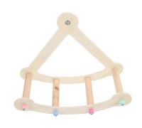 Générique Balançoire Perchoir pour Perroquet Jouet pour Perroquet Balançoire pour Oiseaux Échelle Descalade Pirate Construction en Bois Naturel Exercice pour Perroquet