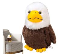 Générique Bald Eagle Plush, Colorful Bird Stuffed Animal, 6.69 inches Soft Cute Wild Birds, Portable Wildlife Collectible, Eagle Doll Toy for Kids, Adults, Home Decor and