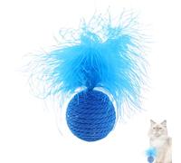Générique Ball de Jouet à Plumes à Plumes -, Ball de Chat à Plumes - Toy Kitten Training - Toys - Feather Cat Mochi - Yao Invitation Play and -ur mutuel et créer de Interactive Feather Toys for Kekko