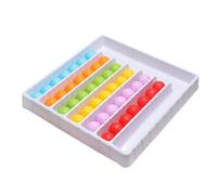 Générique Ball Game, Board Game, Sensory Development Rainbow Pieces Fine Motor Bright Colors Logical Thinking Safe Materials Visual Tracking, Kids Toy for Boys, Girls