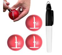Générique Ball Line Marker - with Pen Precision Sports Gadgets | Golf Alignment Line Drawing Tool - for Players Women Men Adults Enthusiasts Beginners