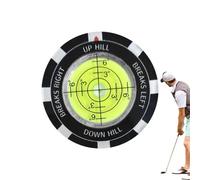 Générique Ball Marker, Double Sided Level, Accurate Green Reader, Improved Putting Precision, Putt Aid Function, Training Golf Accessory for Golfers Enthusiasts Beginners