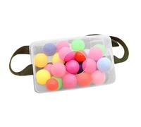 Générique Ball Shaking Game, Party Toy, Family Game, Interactive Belt Box Design, 30 Color Balls Included, Group Fun for Kids Adults, 9.06x5.91x3.94 inches, Green Strap, 1 Set