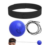 Générique Balle de Boxe Réflexe | avec Bandeau Ajustable, Respirant et Doux | Ballon de Réflexe pour Boxe,pour Entraînement Exercice Entraînement Amélioration de la Condition Physique Adultes Joueur