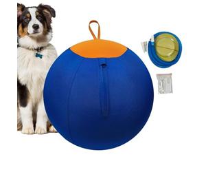 Générique Balle de Conduite pour Chien Ballon géant Gonflable interactif | Gros ballon pour chien pour jeux extérieurs Pour chiot et chien adulte, petites moyennes grandes races, intérieur maison