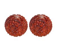 Générique Balle de Massage Résistante la Fissure en Bois de Litchi pour 2pcs Réduit la Raideur pour Avant-bras et Main pour Musiciens et Sportifs