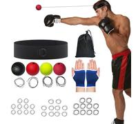 Générique Balle De Réflexe pour L'Entraînement De Boxe | Fitness Portable - Bandeau De Tête avec Balle De Réaction pour La Boxe | pour Chambre, Voyage, Dortoir, Gym, Hommes, Femmes, Débutants et