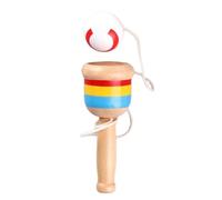 Générique Balle en Bois À Lancer Et Attraper - Jeu Interactif Parent-Enfant - Développe La Motricité Fine Filles Garçons Anniversaire Pâques Parc Pique-Nique Aire De Jeux