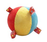 Générique Balle en Peluche Sensorielle,12,7 cm Mignonne Colorée Éducative avec Clochette Intégrée,Jouet Sensoriel Doux | pour Bébé De Plus De 6 Mois Stimulation Visuelle Et Exploration Sensorielle