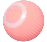 Générique Balle Intelligente pour Chat en Silicone Rose Batterie Lithium Intégrée, Stimule Les Instincts de Chasse, Interactif Compact pour Chats D'intérieur