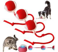 Générique Balle Interactive Chat,Chien Jouet Interactif Balles Interactives Domestique Activées par Le Mouvement de Roulement Automatique Intelligent Actives Intelligentes à Rouler électriques (3pc)
