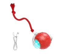 Générique Balle Interactive pour Chat, Balle Interactive pour Chat,Jouet pour Chien avec Boule de éclairée gazouillante - Jouet interactif de Boule de roulante Mobile Automatique pour Les Chiens