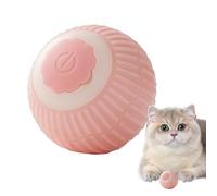 Générique Balle Interactive pour Chat - Jouet À Roulement Automatique en Silicone ABS 42 Mm, Mouvement 2 Modes en Toute Sécurité, Divertissement, Stimulation Physique pour Les Amis Félins
