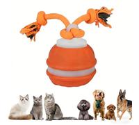 Générique Balle Interactive pour Chiens,Jouets pour Chiens Interactive Intelligent Rechargeable,Jouet Interactif Chien,Balle Chien Qui Bouge Toute Seule,Jouet Animaux Occupation avec Corde à MâCher