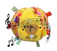Générique Balle pour Chien Sensoriels pour Chiot de 15 cm avec Couinement | Ballon sonore avec cloche pour chien Pour jardin, dressage, parc, plage, extérieur et intérieur