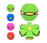 Générique Balle rebondissante Magique, Balle Magique Meta, Jouet Magique à Double Forme Librement Interchangeable, Interaction Parent-Enfant, adapté à Une Utilisation en intérieur. (Green)