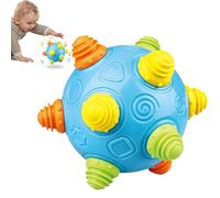 Générique Balle Sensorielle Rebondissante, Jouet Sensoriel à Balle Sonore et Animée, Sphère Interactive Sonore à Texture Irrégulière pour Activités de Motricité à la Maison ou en Crèche