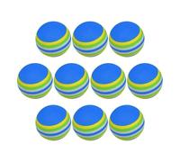 Générique Balles De Golf Souples pour L'Entraînement | 10 Balles d'exercice en Mousse | Équipement D'Échauffement pour Juniors Débutants Amateurs Seniors en Arrière Cour Practice Et Parcours