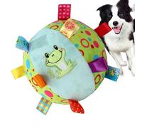 Générique Balles de Jeu pour Chien,Jeu Sensoriel d'Entraînement de 15 cm avec Sifflet | Balle Interactive avec Grelot,pour Parc Plage Extérieur Intérieur Jardin Dressage