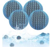 Générique Balles filtrantes Piscine, Absorbeur d'écume de Spa réutilisable, Paquet de balles d'écume Spa pour Une Absorption Efficace l'huile et la crasse, Nettoyant en Mousse (4pcs)