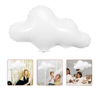 Générique Ballon Aluminium Décoratif de Nuage Blanc Grand Format 60x100 Cm, Accessoire pour Fête D’anniversaire, Mariage et Shower, Décoration Murale Légère et Festive