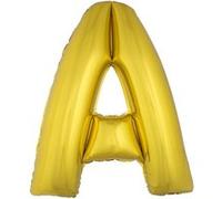 Generique - Ballon Aluminium Géant Lettre A doré 1m doré G