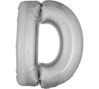 Generique - Ballon Aluminium Géant Lettre D Argenté 1m argent G