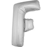 Generique - Ballon Aluminium Géant Lettre F Argenté 1m argent G