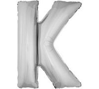 Generique - Ballon Aluminium Géant Lettre K Argenté 1m argent G