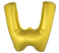 Generique - Ballon Aluminium Géant Lettre W doré 1m doré G