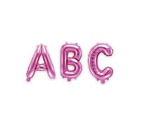 Generique - Ballon Aluminium Lettre Fuchsia 35 cm