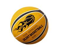 Générique Ballon De Basket Silencieux Taille 5/7, Basket-Ball Silencieux D'intérieur,Ballon Basket Mousse,Basket-Ball Silencieux Entraînement en Salle À Faible Bruit pour Enfant Adultes (Jaune, 24CM)