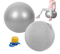 Générique Ballon de Fitness de Grande Taille,Correction De avec Pompe - Ballon d'exercice pour Entraînement Physique | pour Fitness Sénior Entraînement Athlétique Échauffement Chambre et