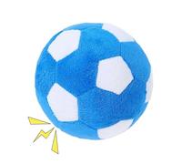 Générique Ballon de Foot pour Chien Douce et Réversible avec Siffleur