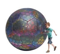 Générique Ballon de Football,Ballon de Football,Activité Lumineuse Entraînement de | Équipement d'exercice de Fitness pour l'extérieur et l'intérieur, Sports d'équipe pour Adolescents, garçons et Fil