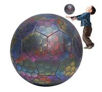 Générique Ballon de Football,Ballon de Football | Activité Lumineuse Exercice de réfléchissant,Produits de Sport Jouets Cool, équipement d'exercice de Fitness pour Adolescents, garçons et Filles