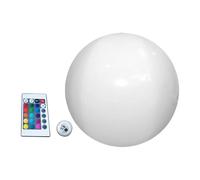 Générique Ballon De Piscine LED - Ballon De Plage Gonflable De 40 Cm avec Télécommande, Jouet D'été Lumineux, pour Piscine Étanche | Boule Extérieure Lumineuse pour Adultes, Activités De Célé
