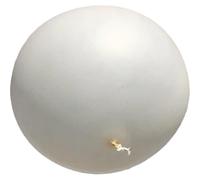 Générique Ballon Géant Rond Blanc en Latex 120 Pouces 300 G, Ballon Extra Large pour Décoration de Fête, Mariage, Anniversaire et Événements Festifs