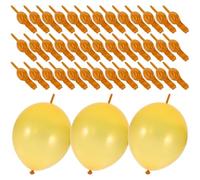 Générique Ballons de Queue en Latex 100 Pièces 10 Pouces pour Décoration d'Événements et Fiançailles Accessoires de Fête pour Arche DIY Queue Intégrée