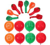 Générique Ballons Fruits Hawaïens en Latex 40 Pièces - Décoration Fête Tropicale Ballons Anniversaire Assortis pour Été et Événements Festifs