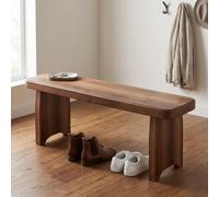 Générique Banc À Chaussures Rustique en Bois Massif, Banc Étroit Entrée de Style Ferme Charge 100 Kg, Banquette Bout de Lit Intérieur pour Chambre Balcon Salon, 60/80/90/100/120/150cm(60 * 15cm)