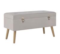 Générique Banc avec Compartiment de Rangement 80 cm Gris Velours,Meubles,Bancs,Bancs coffres,Gris,9.85 KG,329932