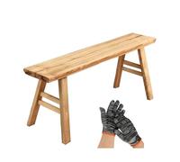 Générique Banc Chaussures Entrée en Bois Massif, Banc De Bout De Lit Étroit Et Long pour Chambre, Salon, Salle À Manger, 98/118/150 Cm, Bancs D'intérieur Au Charme Rustique(Natural,98 * 20 * 52 cm)