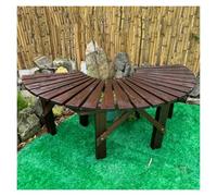 Générique Banc d'arbre Enveloppant, Chaise De Jardin Semi-Circulaire, Support De Plantes Incurvé en Bois, for Balcon, Parc, Cour, Porche, Pelouse