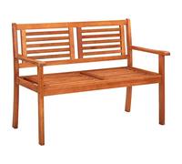 Générique Banc de Jardin 2 Places 120 cm Bois d'eucalyptus Solide,Mobilier de Jardin,Sièges de Jardin,Bancs de jardin-44398