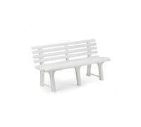 Generique - Banc De Jardin Couleur: Blanc 145x49x74cm Modèle: Orchidea Ipae Progarden Multicolore