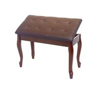 Générique Banc De Piano Double avec Rangement, Banquette De Clavier en Bois, avec Coussin Rembourré Et Cuir PU, Capacité De 200 Kg, for Vanité, Salon, Chambre À Coucher(Color2)
